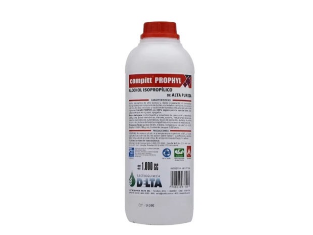 &ua ALCOHOL ISOPROPILICO ALTA PUREZA X 1 LTS DELTA